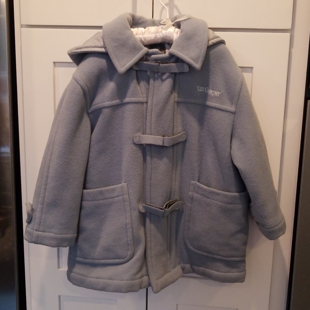 Blue wool coat size 5T